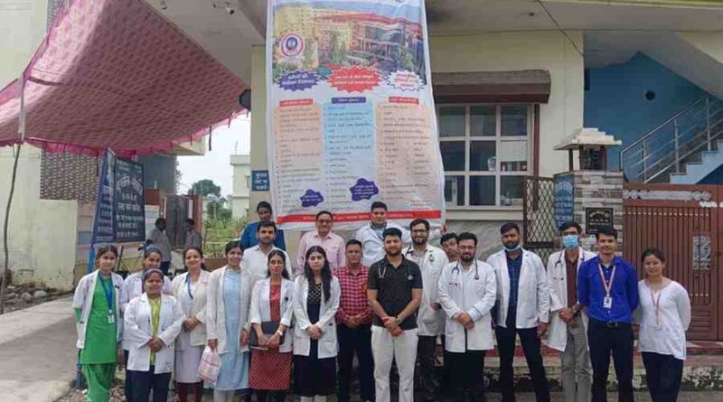 देहरादून: नकरौंदा में 205 मरीजों के लिए निःशुल्क स्वास्थ्य शिविर आयोजित